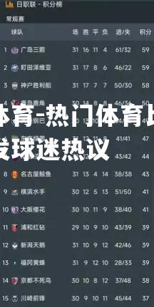 热门体育比赛赛果引发球迷热议